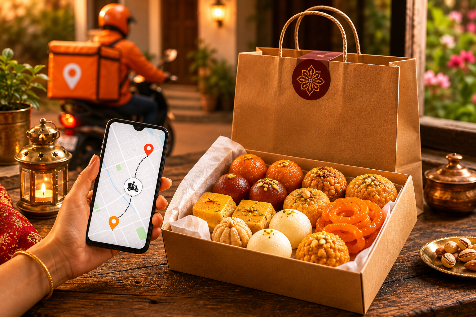 Online ordering and delivery service